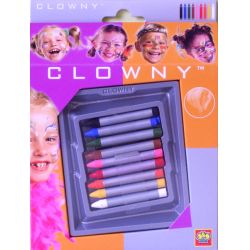 SES CLOWNY KREDKI 9 KOLORÓW 9009 - 1