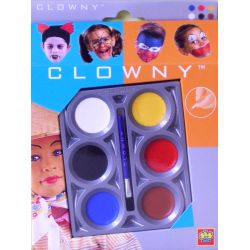 SES CLOWNY FARBKI 6 KOLORÓW (9661) - 1