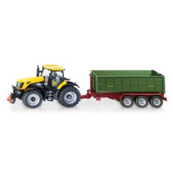Model SIKU Traktor JCB z przyczep z otwartym kontenerem (1855) - 1