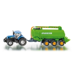 SIKU 1860 TRAKTOR Z PRZYCZEPĄ CYSTERNĄ (GXP-528220) - 4
