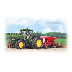 SIKU Traktor John Deere z podwójnymi kołami (3265) - 2