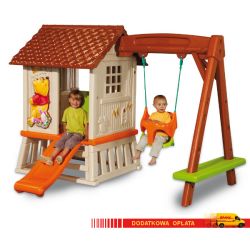 SMOBY DOMEK, ZJEŻDŻALNIA I HUŚTAWKA - KUBUŚ PUCHATEK (00310176) - 1