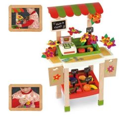 SMOBY STRAGAN Z ELEMENTAMI DREWNIANYMI SM-24466 (24466) - 1
