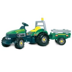 SMOBY TRAKTOR Z PRZYCZEPKĄ ZIELONY 33406 (7600033406) - 1
