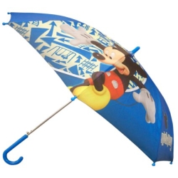 PARASOLKA MICKEY Z AUTOMATEM 50cm (z rączką 69cm) CZERWONA lub NIEBIESKA - 1