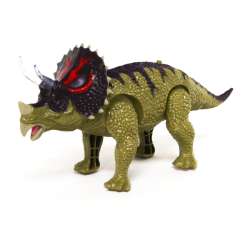 Dinozaur chodzi i ryczy -Triceratops w pud. 20cm 379332 - 1