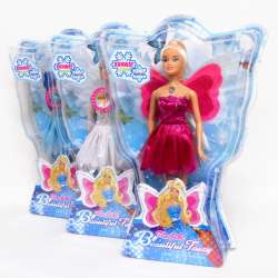 Lalka 11,5" Wróżka ze świecącymi skrzydłami w baletkach - 1