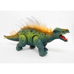 Dinozaur chodzący ze świecącym grzbietem 36cm w pudełku - 1