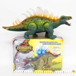 Dinozaur chodzący ze świecącym grzbietem 36cm w pudełku - 4