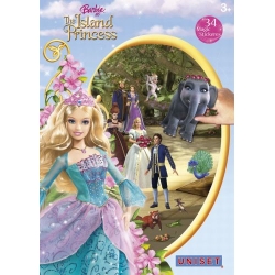 NAKLEJKI 'BARBIE THE ILAND PRINCESS' Z PLANSZĄ -wielokro - 1