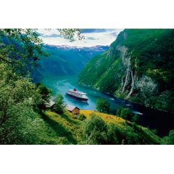PUZZLE TREFL 1000 WODOSPAD NORWESKI "SIEDEM SIÓSTR" - 2