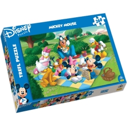 260 elementów - Myszka Miki i przyjaciele "Letni piknik" - Puzzle TREFL - 1