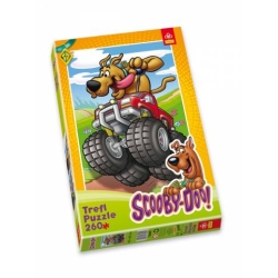 260 elementów - Scooby Doo "Szalona podróż" - Puzzle TREFL (GXP-511109) - 1