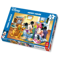 PUZZLE TREFL 24 MAXI MIKI CZYTA BAJKI (14086) - 1