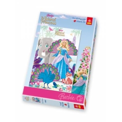 PUZZLE TREFL 24 MAXI BARBIE, SŁONIK, PAW I PANDA - 1