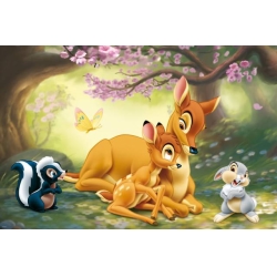 PUZZLE TREFL 24 MAXI BAMBI Z MAMĄ (14096) - 2