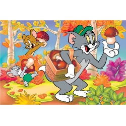 160 elementów .TOM I JERRY NA GRZYBACH - Puzzle TREFL - 2