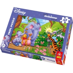 160 elementów .KUBUŚ PUCHATEK I HEFALUMP, PAMIĄTKOWE ZDJĘCIE- Puzzle TREFL (GXP-502074) - 1
