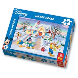 160 elementów ŚNIEŻNA BITWA -PUZZLE TREFL - 1