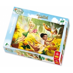  160 elementów - Fairies "Wsród słoneczników"- Puzzle TREFL - 1