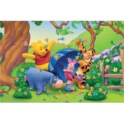 100 elementów. KUBUŚ PUCHATEKNA SPACERZE - Puzzle TREFL (16093) - 2