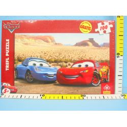 100 elementów. CARS ZIGZAK & SALLY - Puzzle TREFL - 1
