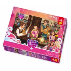 100 elementów. BARBIE NA KOLACJI - PUZZLE TREFL - 1
