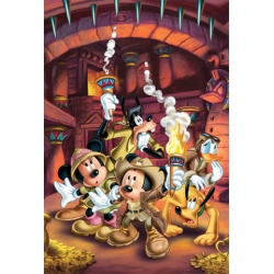 60 elementów. Mickey, Strach ma wielkie oczy -PUZZLE TREFL (17141) - 2