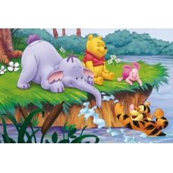 60 elementów. Chlup... Kubuś - PUZZLE TREFL - 2