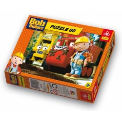 60 elementów. Bob Buduje drogę -PUZZLE TREFL - 1