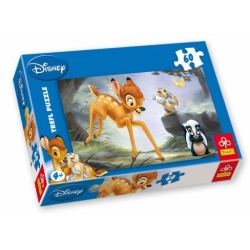 60 elementów. Bambi i przyjaciele - Puzzle TREFL (17157) - 1