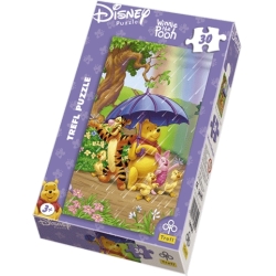 30 elementów - Kubuś Puchatek "Po deszczu" - Puzzle TREFL (GXP-503023) - 1