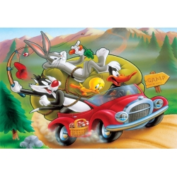 30 elementów - Looney Tunes "Auto" -Puzzle TREFL (GXP-503046) - 2