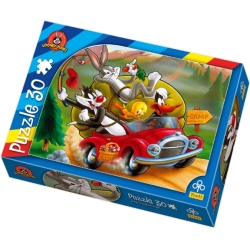 30 elementów - Looney Tunes "Auto" -Puzzle TREFL (GXP-503046) - 1