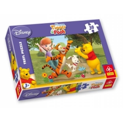 30 elementów - Kubuś Puchatek "Lornetka" - Puzzle TREFL - 1