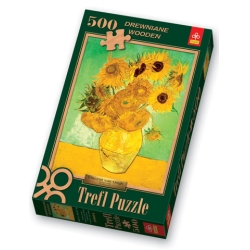 Słoneczniki, Vincent van Gogh - Puzzle TREFL (drewniane) 500 elementów - 1