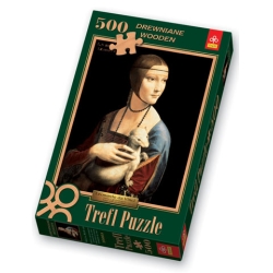 500 elementów "Dama z gronostajem" - Puzzle TREFL - 1