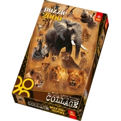 Świat dzikich zwierząt - Puzzle TREFL 2000 elementów (27031) - 1