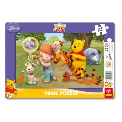 15 elementów - My friends Tigger & Pooh "Luneta" - Puzzle TREFL - 1