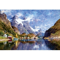 PUZZLE TREFL 3000 FIORD NORWESKI - 2