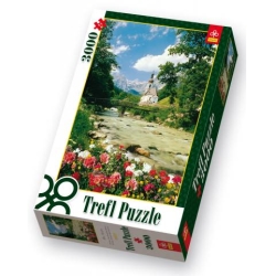 PUZZLE TREFL 3000 ALPY BAWARSKIE, RAMSAU (33019) - 1