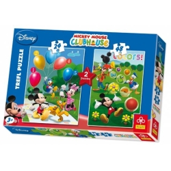 PUZZLE TREFL 24+48el KLUB PRZYJACIÓŁ MYSZKI MIKI - 1