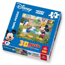 3D - 24 duże elementy - Myszka Miki i przyjaciele - 1