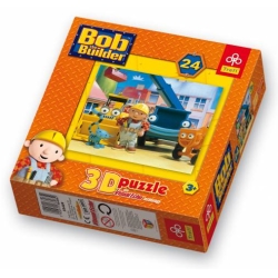 3D - 24 duże elementy - Bob Budowniczy "Bob , Kicia i maszyny" - 1