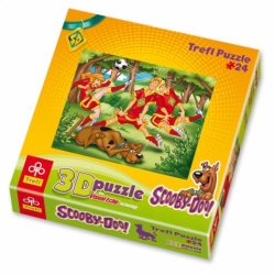 3D - 24 elementy - Drużyna Scoobiego - Puzzle TREFL - 1