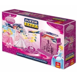PUZZLE TREFL EXTRA 2x50 el. PRINCESS -PRZESTRZENNE - 1