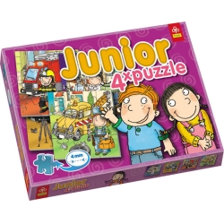 PUZZLE JUNIOR 4x POJAZDY RATUNKOWE - 1