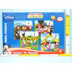  JUNIOR 4+6+9+12 elem MIKI & FRIENDS -Puzzle TREFL (GXP-504113) - 1