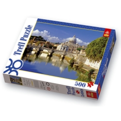 Watykan Rzym - Puzzle TREFL 500 elementów (37087) - 1