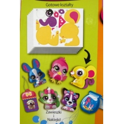 'MAGIC FABRIC' STUDIO KREACJI +5 ZWIERZĄT, RAMKA, KARTKA - 6